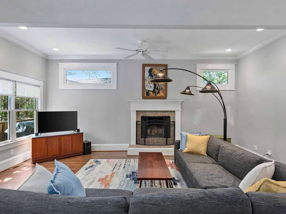 Austin Ave Living Room Old