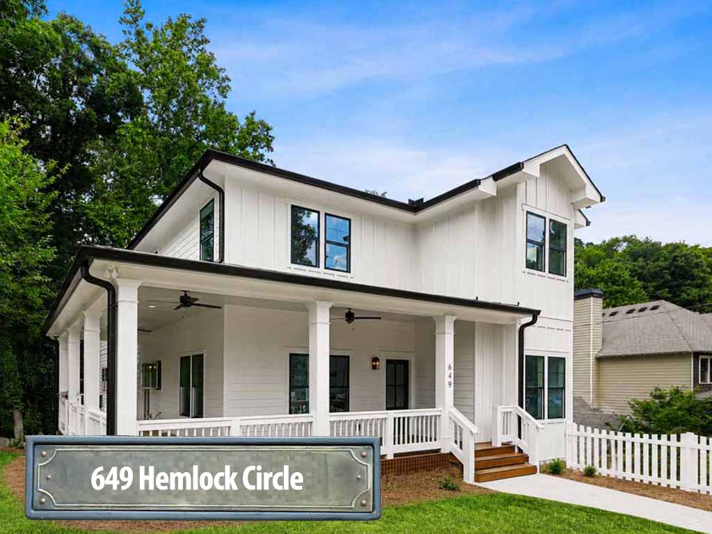 649 Hemlock - Front Yard sign